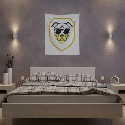 Personalized Pitbull Printed Wall Tapestry